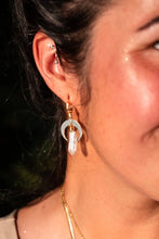 Load image into Gallery viewer, Crescent Moon Earrings - Gold
