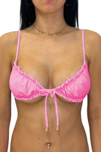Load image into Gallery viewer, Baby pink, bikini set. Song style bikini in bubble gum, pink. Hot pink bikini for summer.
Sexy thong bikini for resort wear. Luxury Canadian made swimwear.By Violaa swimwear available now at SunLaced Apparel and Abbotsford at Highstreet Shopping, Centre
Swimwear near me 
Swimwear Fraser valley 
Swimwear 
Thong bikinis near me