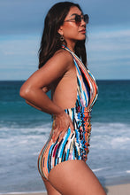 Load image into Gallery viewer, Colourful one piece
Rushing swimsuit 
Tummy tuck swimsuit