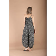 Load image into Gallery viewer, Black/white Thai jumpsuit romper. Support small Canadian businesses. Beautiful
Bohemian beach vibe clothing
Baggy jumpsuits in maple Ridge