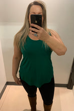Load image into Gallery viewer, scoop hem bamboo tank tops in plus sizes. Made in Canada clothing for women in Fraser Valley Bc
Canadian retailer offers Canadian made clothing in Plus sizes. Bamboo tank tops long length. Slow fashion retailer Sunlaced apparel for bamboo clothing made in Canada!