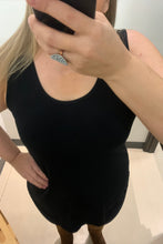 Load image into Gallery viewer, Plus size Fraser Valley
Curve fashion BC
Plus sizes Vancouver 
Plus size women's clothing BC
Plus size women's clothing Fraser Valley. wide strap bamboo tank top in black. Plus size tank tops with wide straps. Canadian made clothing in Fraser Valley BC
Bamboo clothing for women in Canada. Order online ships in Canada.