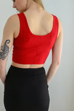 Load image into Gallery viewer, Bamboo Crop Top in Red 🇨🇦