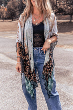 Load image into Gallery viewer, Bohemian Print Kimono.  For a summer relaxed vibe. Get at Sunlaced Apparel.
