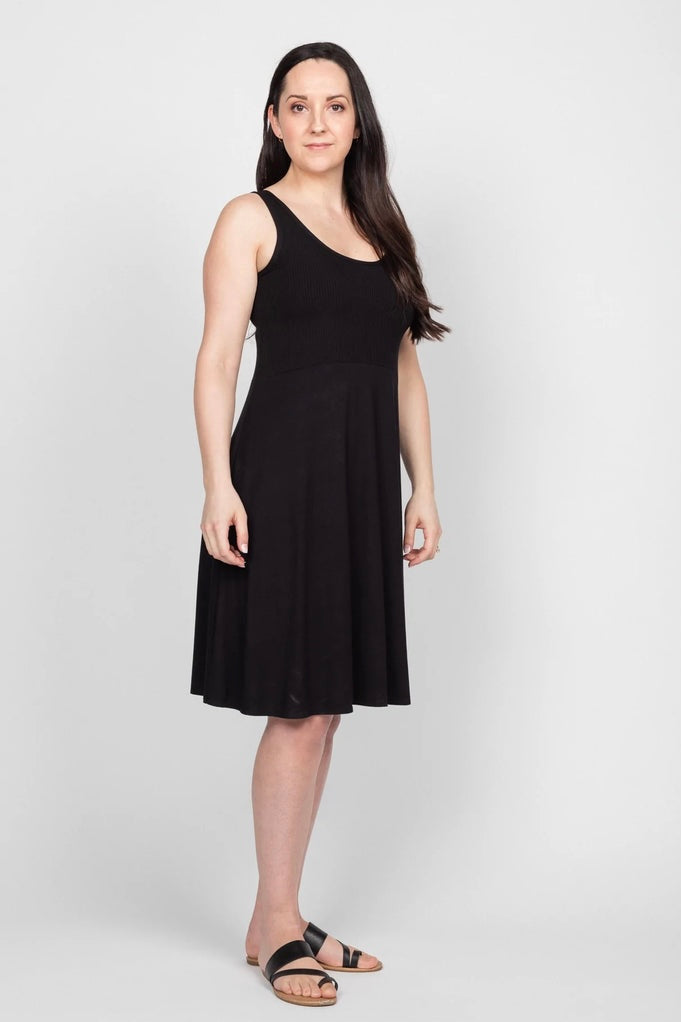 Mia Bamboo Dress Black