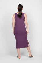 Load image into Gallery viewer, purple Relaxed Fit tank style dress for Summer. Hot selling Bamboo clothing line in Abbotsford BC Top seller Bamboo dresses in lower mainland BC