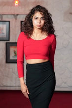 Load image into Gallery viewer, Carlee Bamboo Crop Top
