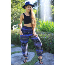 Load image into Gallery viewer, Blue Harem pants with pocket
