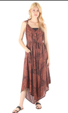 Load image into Gallery viewer, Monotone Mandala Jumpsuit in Rust
