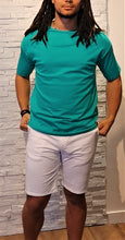 Load image into Gallery viewer, Classic Cut T-Shirt in Aqua
