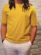 Load image into Gallery viewer, Classic Cut T-Shirt in Saffron yellow
