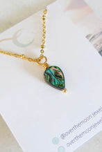 Load image into Gallery viewer, Abalone Leaf Necklace
