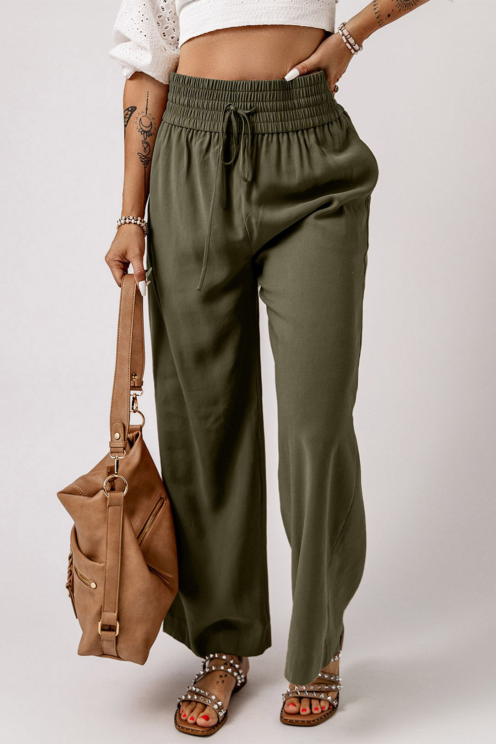 Casual Wide Leg Pants