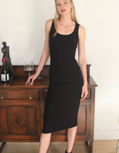 Load image into Gallery viewer, Chelsea Bamboo Tank Dress in Black
