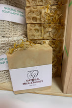 Load image into Gallery viewer, oatmeal soap leaves skin feeling soft
Canadian made gift ideas. Mothers Day gifts she will love. Natural soaps BC. Natural soaps near me. Natural handmade soaps in Abbotsford BC. Fraser Valleys best selection of local handmade goods. Made in Canada retail store. Natural local made soaps
