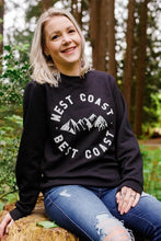 Load image into Gallery viewer, West Coast Best Coast Crew Sweater
