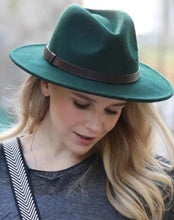 Load image into Gallery viewer, Fashionable wool fedora hats in Canada. Best for style and comfort available at Sunlaced Apparel in Abbotsford BC
