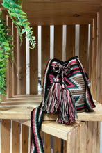 Load image into Gallery viewer, Multi-Coloured Wayuu Bag. Made on a Manual Loom by the Wayuu Indigenous community.
