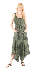 Load image into Gallery viewer, Monotone Mandala Jumpsuit in Green
