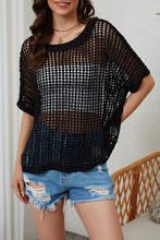 Load image into Gallery viewer, Fishnet Short Sleeve Sweater Tee
