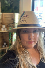Load image into Gallery viewer, Painted Fedora Jute Hat
