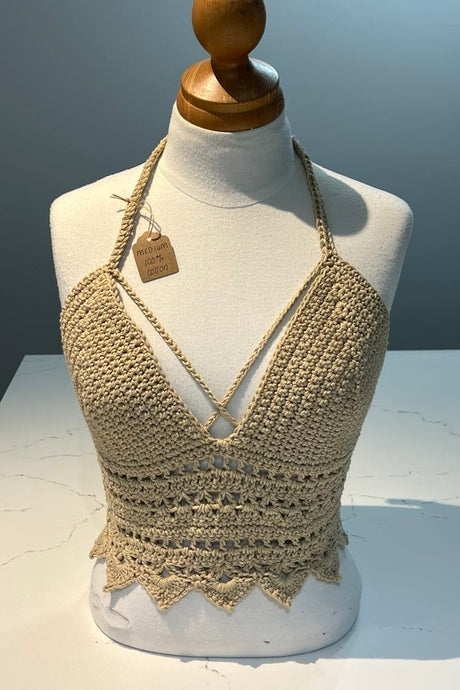 Handmade in Canada. Crochet lace bra top
Natural colour bohemian bra tops 
Bralette tops near me
Bohemian crochet tops Abbotsford 
Festival wear in Fraser Valley BC
Boho clothing store Abbotsford 
