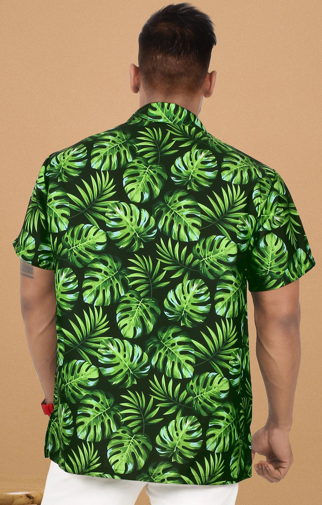 Monstera print shirt. Leaf print shit for men.Aloha shirts for men. Tropical shirts for venation. Hawaiian shirts for men. Hawaiian shirts in Fraser Valley BC
Hawaiian shirts in Abbotsford BC. 
Canadian retail with Hawaiian shirts for men and women. Vacation wear for men. Resort wear for men. Canadian men's clothing.