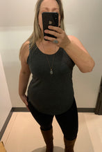 Load image into Gallery viewer, Scoop Neck Bamboo Tank Top. Made in Vancouver with Sustainable Bamboo Fabric.
