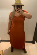 Load image into Gallery viewer, Scoop hem maxi dress in Plus sizes online Canada. Plus store in Abbotsford BC. Bamboo dress in Fraser Valey Abbotsford plus size clothing shop.
