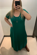 Load image into Gallery viewer, Maxi dress with scoop hem and side slits perfect for all body types. Luxurious and soft bamboo fabric s great for hot weather.
Dress shop Fraser Valley
