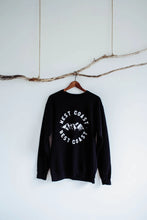 Load image into Gallery viewer, West coast best coast crew neck sweaters for men and women in Fraser Valley
