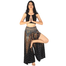 Load image into Gallery viewer, Palazzo style flowy pants. Thailand style pants in gold/brown. Support local Canadian businesses 
