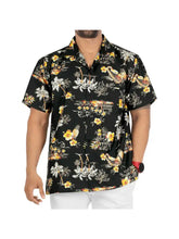 Load image into Gallery viewer, Palm Tree Floral Hawaiian Shirt
