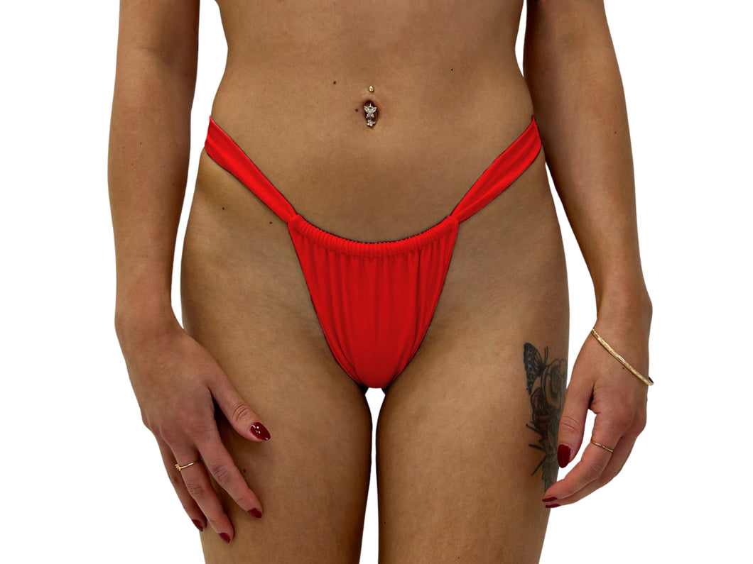 canadian clothing store near me
Thong bikini bottoms in red shimmery fabric. Local handmade swimsuits. Thong style bikini in red. Red hot bikini for Spring Break
Sexy thong swimwear. Resort wear BC
Free shipping on swimsuits in Canada.