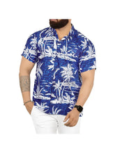 Load image into Gallery viewer, Aloha style mens shirt in Canada. shop in Abbotsfor BC or online in Canada. Hawaiian shirts for men with palm trees. Button down shirts in Fraser Valley BC. Aloha shirts near Suurey BC 
Close to Langley BC and only 30 min drive from Chilliwack BC
