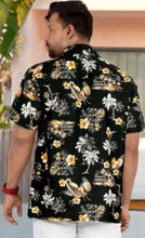 Load image into Gallery viewer, Palm Tree Floral Hawaiian Shirt
