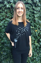 Load image into Gallery viewer, Black Bamboo Slouchy Tee, Made Locally in Vancouver, Canada.
Bohemian Abbotsford.
Bohemian Lower mainland.
Hippie style Abbotsford.
