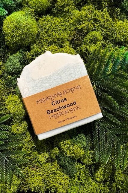 Natural Soap, Citrus Beachwood
