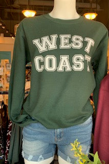 West Coast Crew Sweater Green