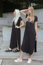 Load image into Gallery viewer, Scoop Hem Maxi Dress Black
