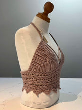 Load image into Gallery viewer, Crochet Lace Bralette Top
