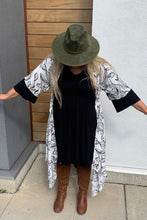 Load image into Gallery viewer, Beach cover up Abbotsford.
Boho style Stevie Nicks inspired fashion in the Fraser Valley of BC. Bohemian kimono cover ups made locally in BC, Canadian made fashion retailer in Abbotsford BC. BC&#39;s best fashion retailer for hippie style sustainable clothing options. Shop Abbotsford BC
