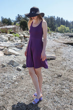 Load image into Gallery viewer, Purple bamboo 
Sustainable Bamboo Fabric Dress With Tight Fitting Top, and a Loose Flowing Skirt. Designed in Vancouver, Canada.
Bamboo dresses Abbotsford. Bamboo dresses Lower mainland. Bamboo dresses Fraser Valley. Canadas best Bamboo clothing. Canada&#39;s best bamboo dresses online.
Bamboo dresses Abbotsford.
Bamboo clothing retailer Abbotsford.
Bamboo dresses Surrey
Bamboo dresses White rock
Bamboo dresses Chilliwack
Bamboo dresses Agassiz
Bamboo dresses Langley BC. Bamboo dresses Mission and Maple Ridge. 
