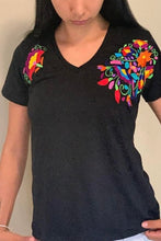 Load image into Gallery viewer, Embroidered T-Shirt, Available in a Variety of Colours. Made in Ecuador.
