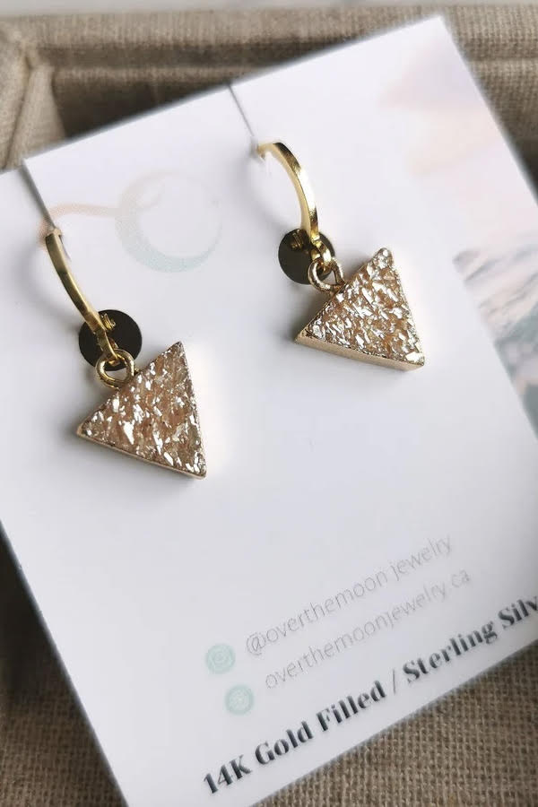 Druzy Trinity Earrings