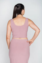 Load image into Gallery viewer, Bamboo Crop Top in Pink

