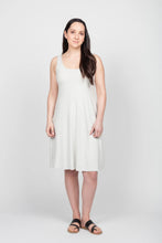 Load image into Gallery viewer, Light grey tank top dress in Bamboo fabric
