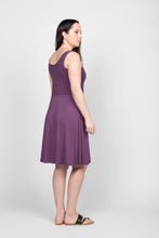 Load image into Gallery viewer, Bamboo dresses Purple dress tank top style for Summer
